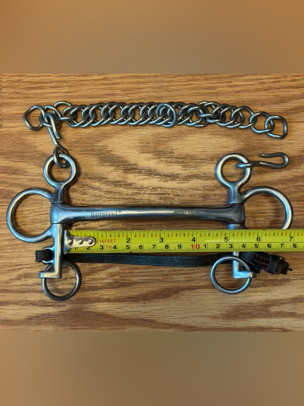 bit 5” Pelham, straight bar